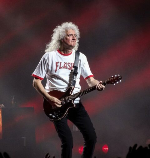 Brian May u Budimpešti 2017, foto Irena Škarica (arhiva SoundGuardian)