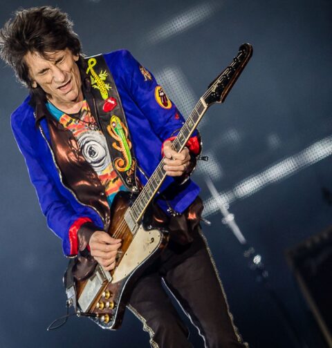 Ronnie Wood (The Rolling Stones u austrijskom Spielbergu 2017.), foto: Dragutin Andrić (arhiva SoundGuardian)
