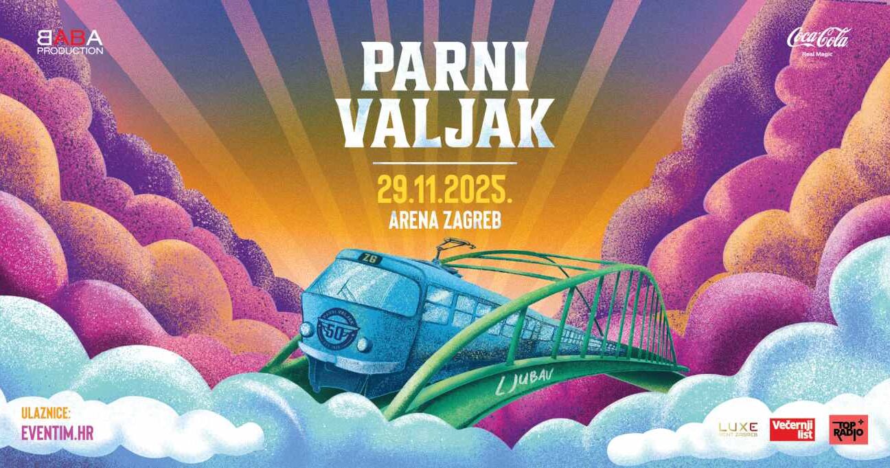 Parni Valjak, najava koncerta, Arena Zagreb