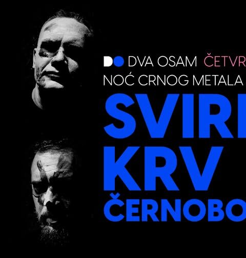 Noć crnoga metala, Svirep, Krv, Černobog, promo foto