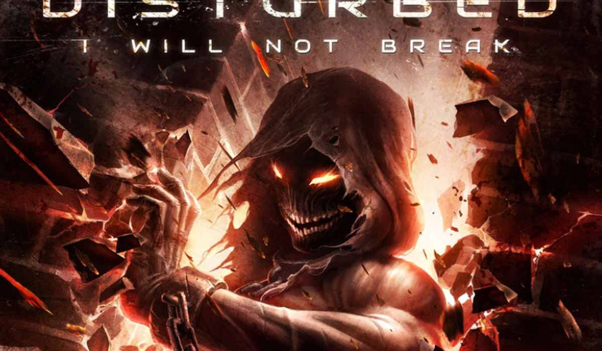 Disturbed, art cover, promo photo by Universal Music