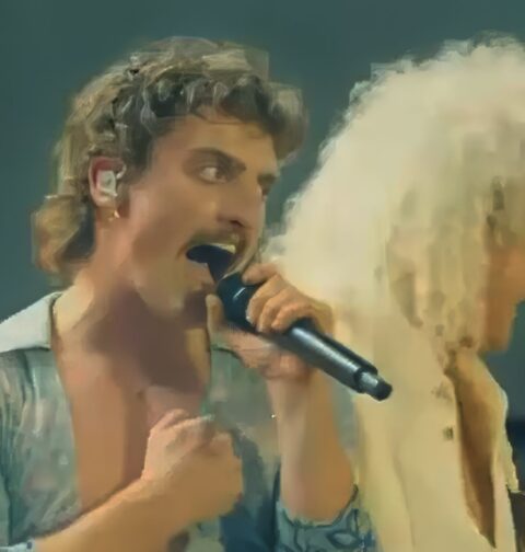 Benson Boone i Brian May na Coachelli, foto - snimka zaslona, YouTube
