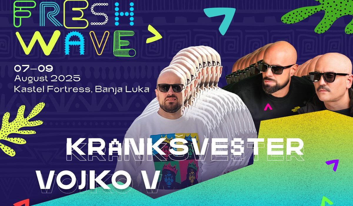 Vojko V i Kranšvester na Freshwave festivalu