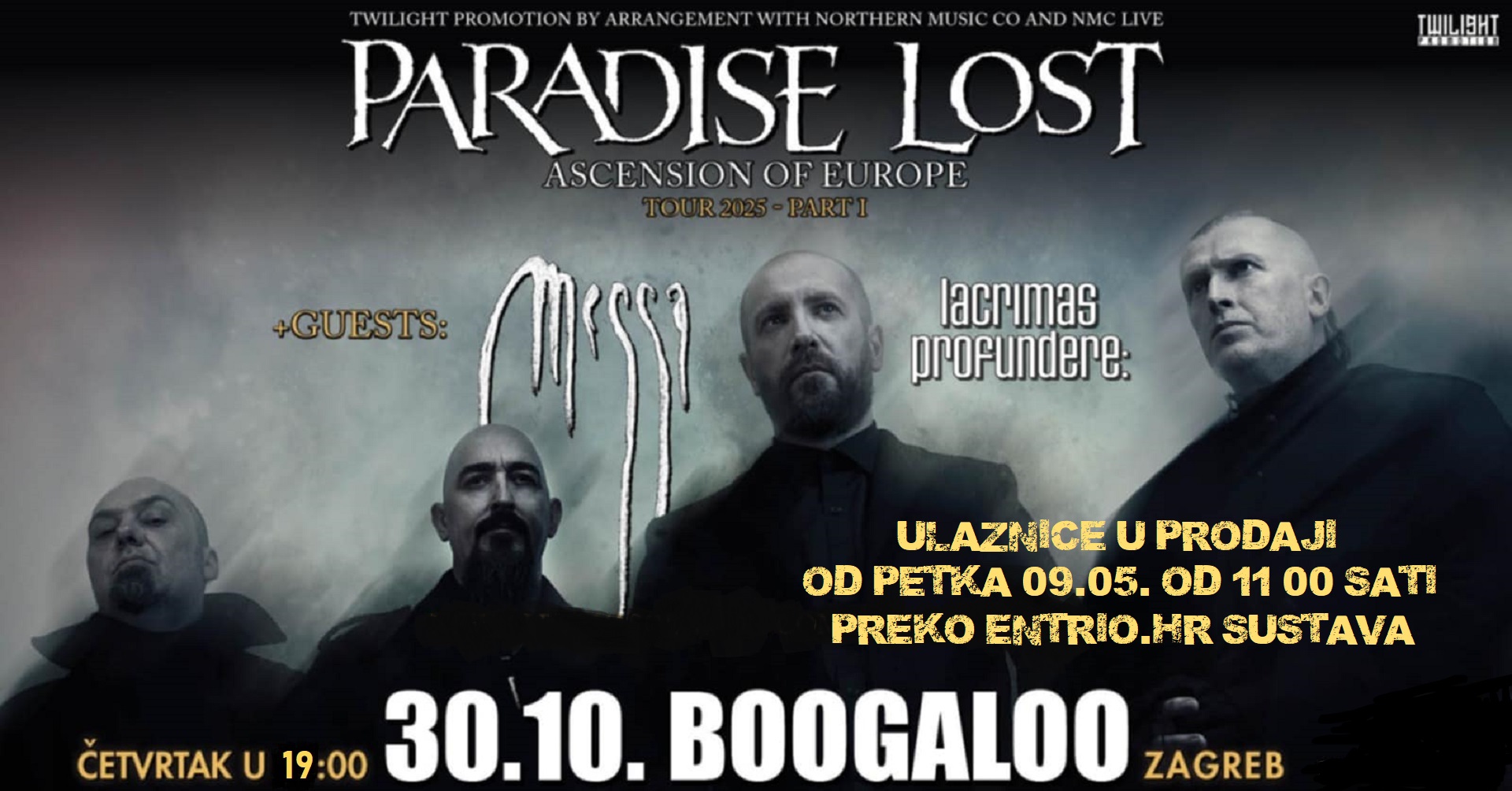 Paradise Lost u klubu Boogaloo