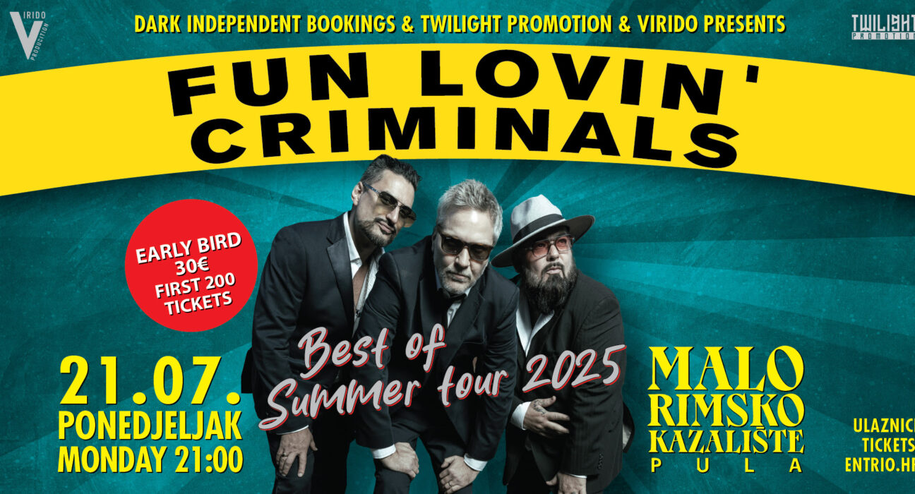 Fun Lovin Criminals u Puli u Malom rimskom kazalištu