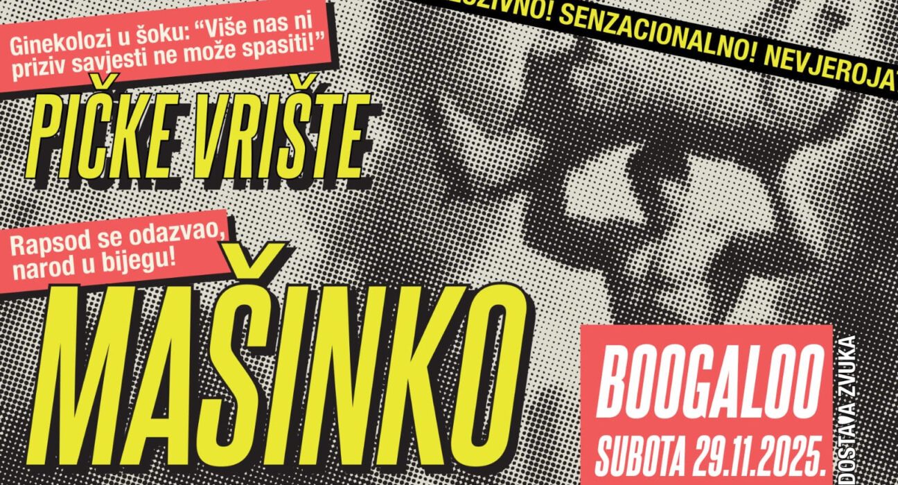 Mašinko i Pičke Vrište u klubu Boogaloo (foto: promo)