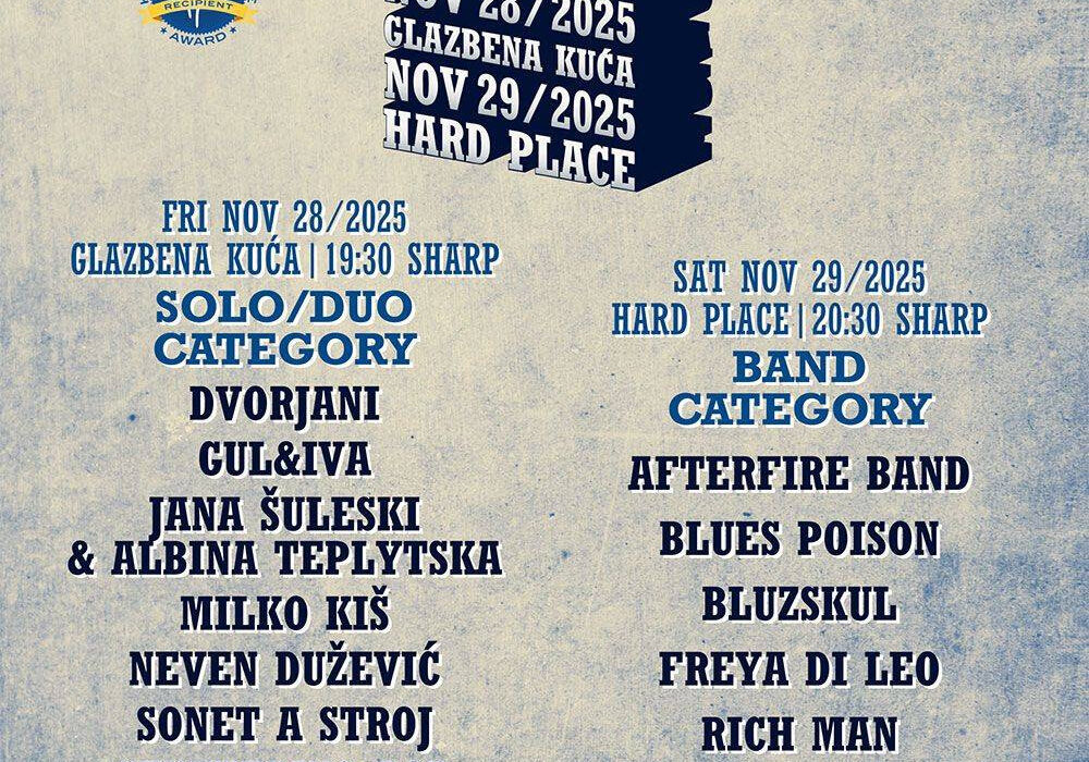 17th Croatian Blues Challenge (foto: promo)