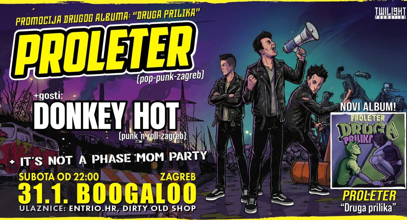 Proleter promocija novog albuma uz goste Donkey Hot (foto: promo)