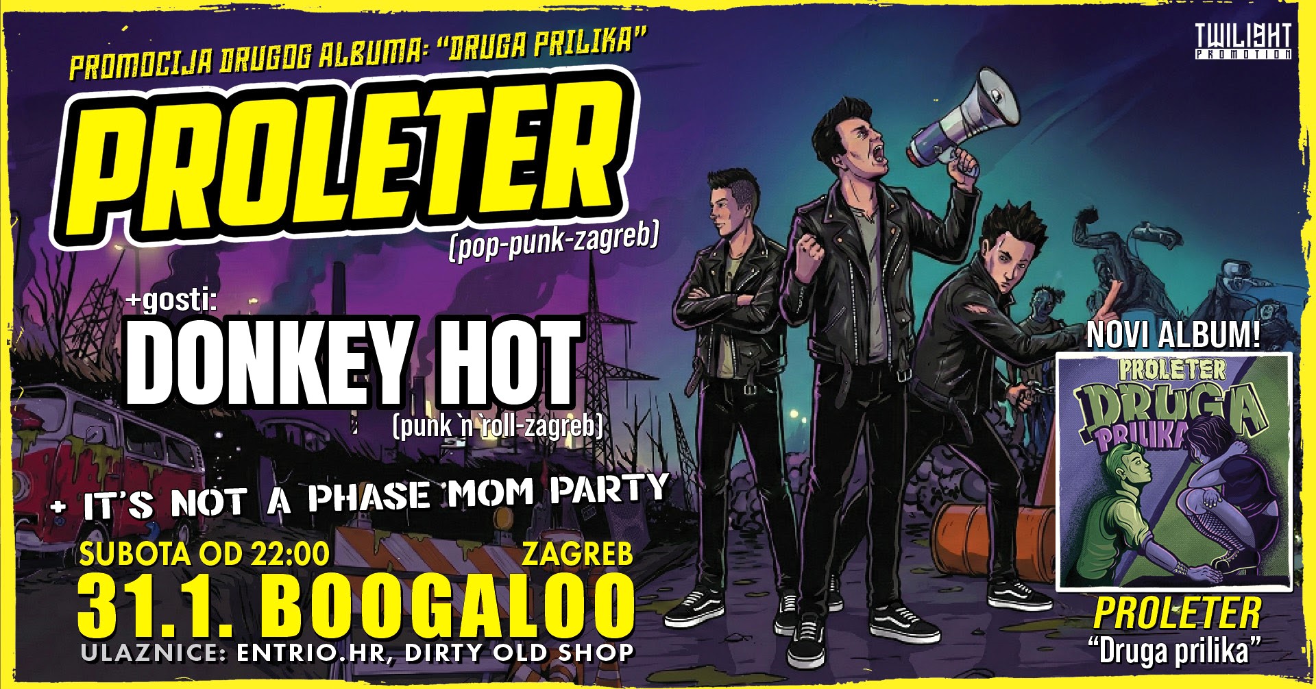 Proleter promocija novog albuma uz goste Donkey Hot (foto: promo)