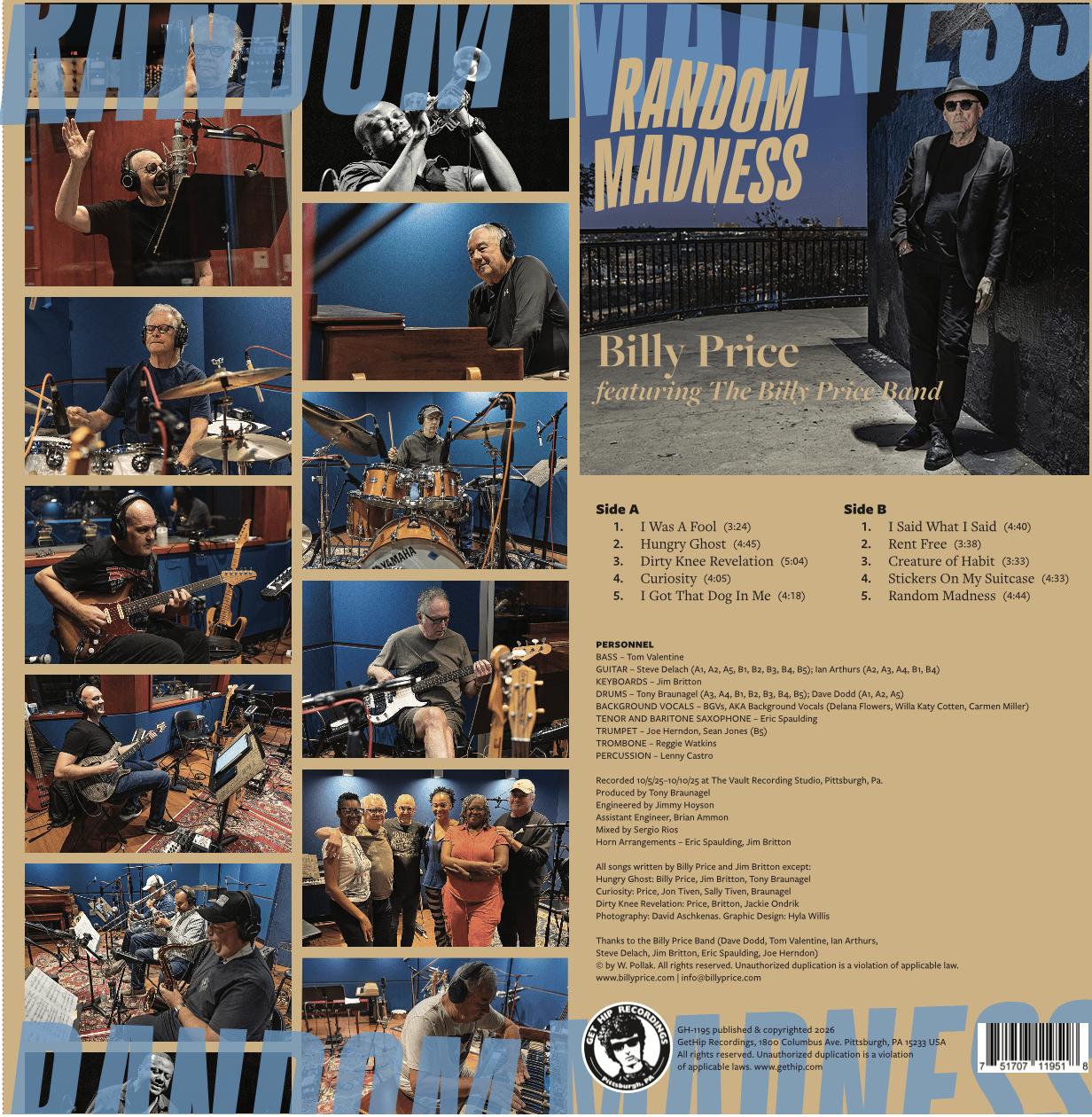 Billy Price feat. The Billy Price Band - "Random Medness"