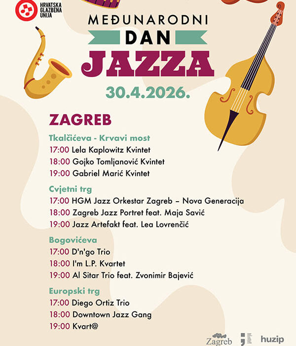 Međunardno dan jazz-a 2026 (foto: promo)