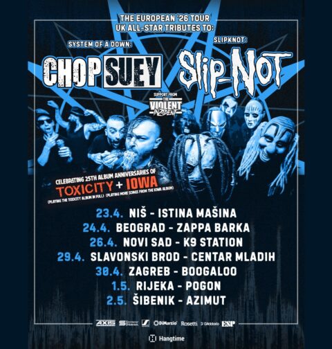 Chop Suey i Slip-NOT turneja (vizual: promo)