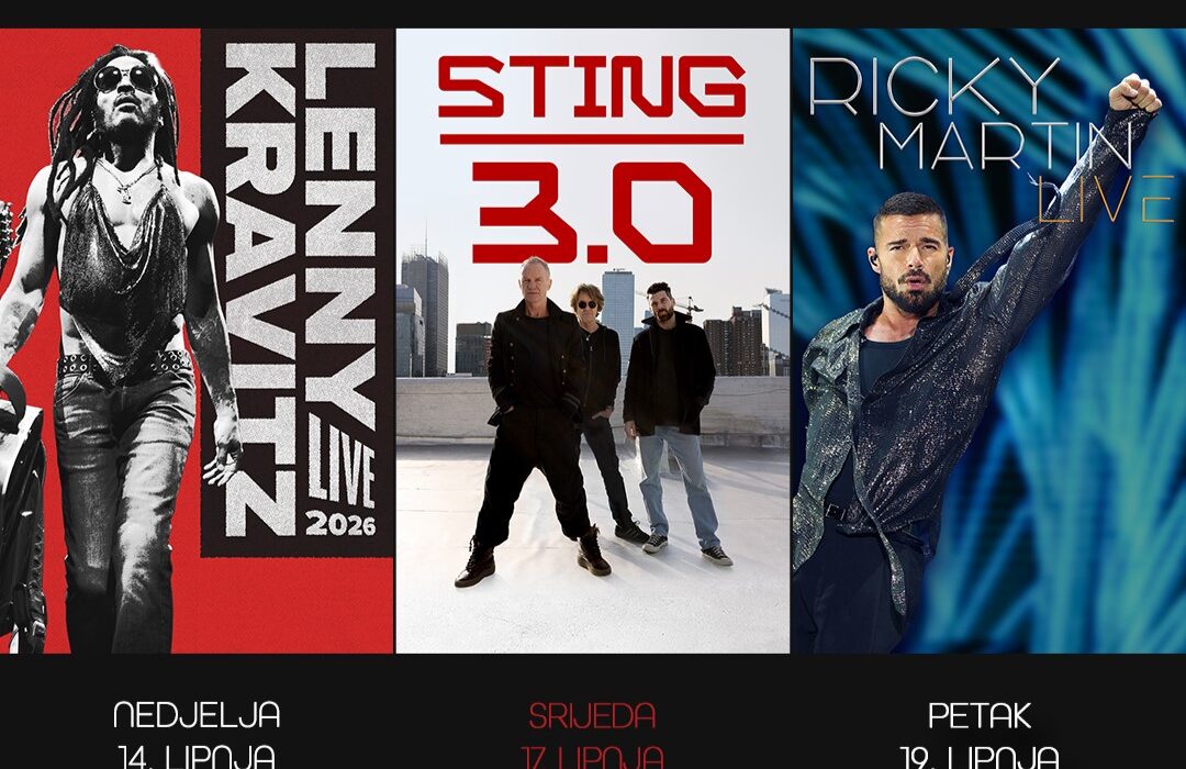 Ricky Martin, Sting, Lenny Kravitz (foto: promo)