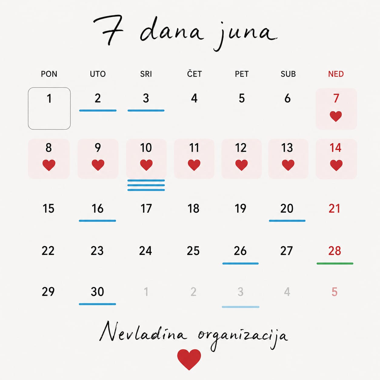 Nevladina organizacija - 7 dana juna (foto: promo)