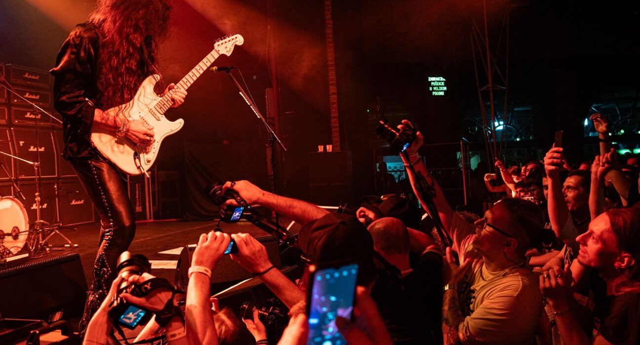Yngwie Malmsteen u Tvornici kulture, foto: Božidar Breški